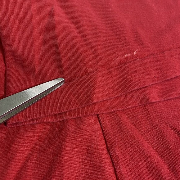 VINTAGE Disney Designs Mickey Mouse Shirt Adult 2XL Red 90s VTG Mens DISTRESSED - Picture 14 of 14